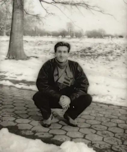 Christian Jousset à Prospect Park, Brooklyn, New York, en 1993